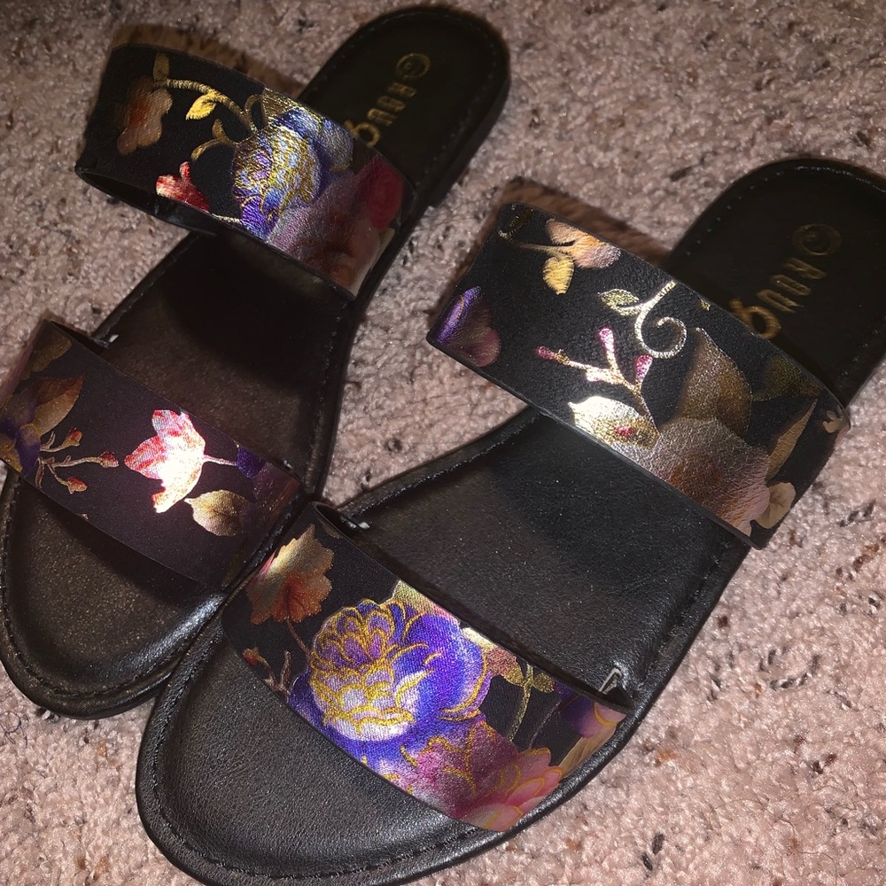 Floral Sandals perfect spring/Summer